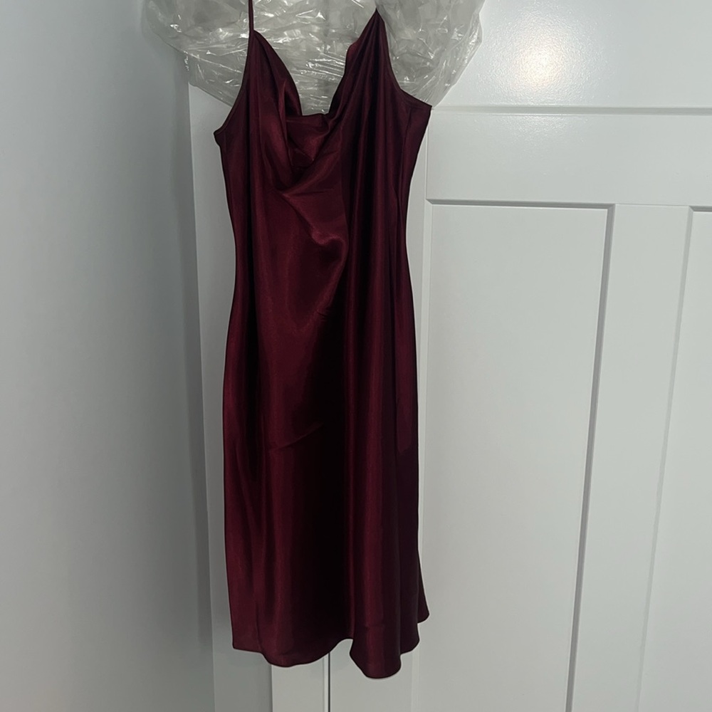 Maxi cowl neck dress